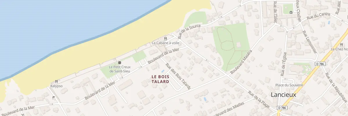 Plan du 3 Bd de la Mer à Lancieux