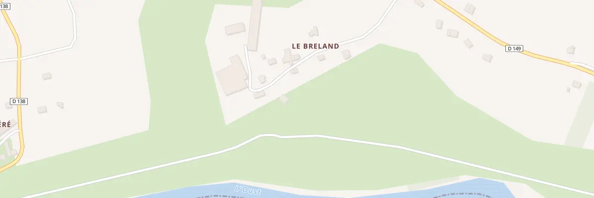 Plan du 5240 Le Breland à La Gacilly