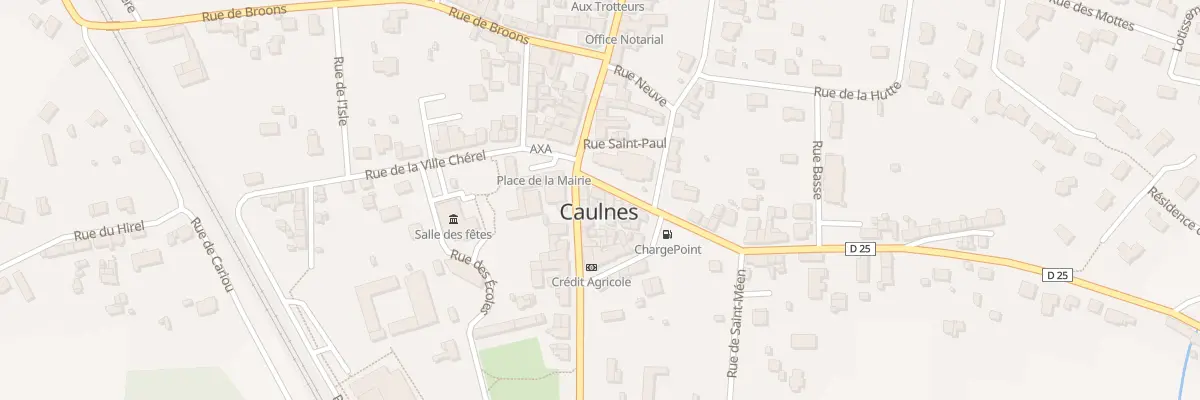 Plan du 2 Rue Valaise à Caulnes
