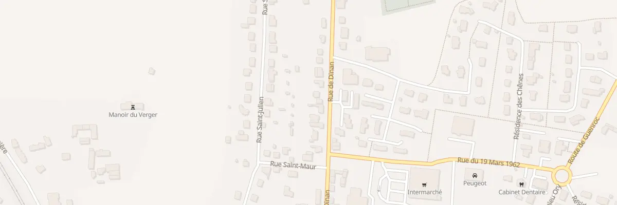 Plan du 47 Rue de Dinan à Caulnes