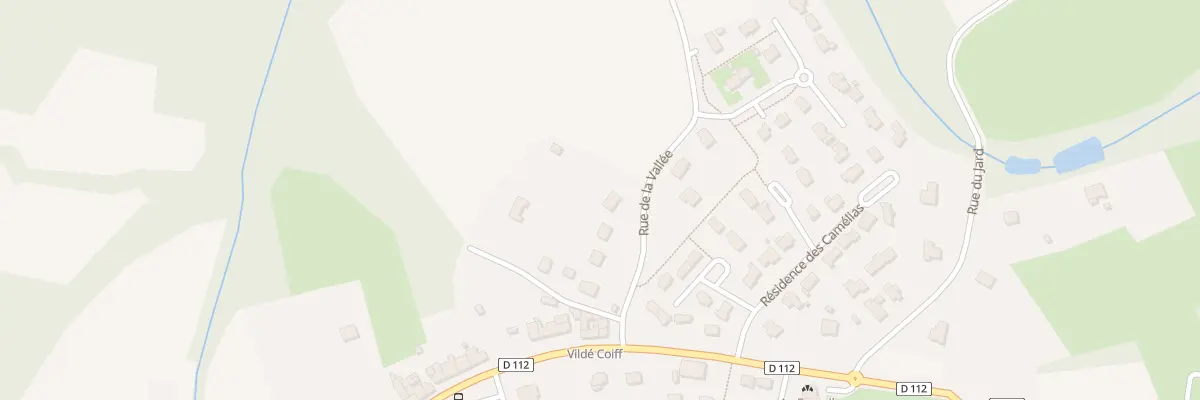 Plan du 7 Rue de la Vallée à Vildé-Guingalan