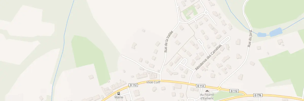 Plan du 5 Rue de la Vallée à Vildé-Guingalan