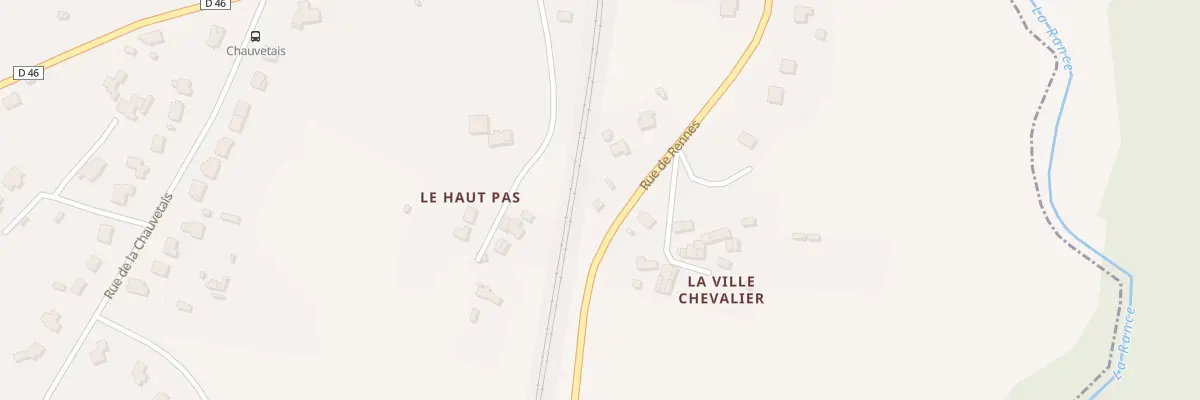 Plan du 34 Rue de Rennes à Caulnes