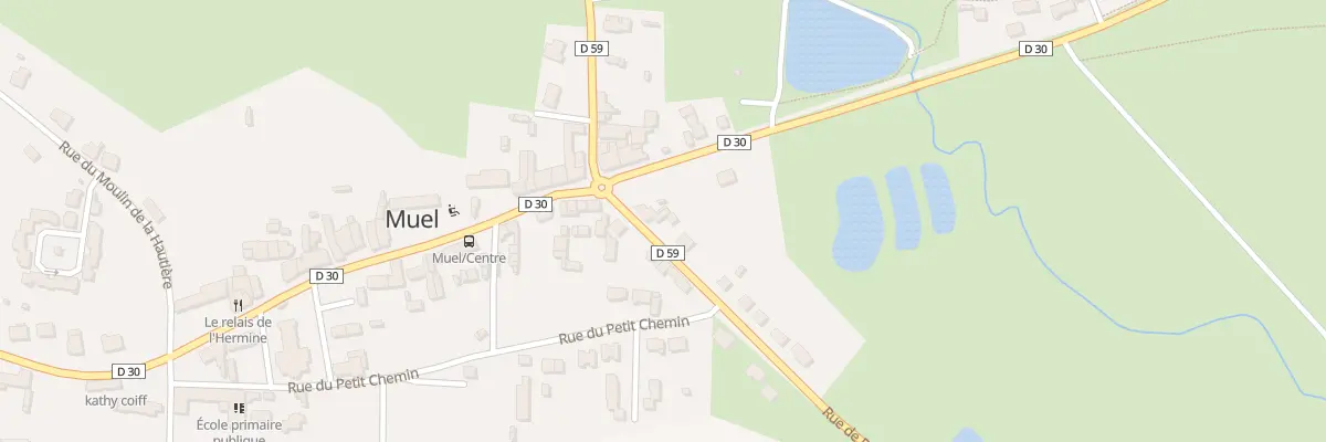 Plan du 2 Rue de Bleruais à Muel