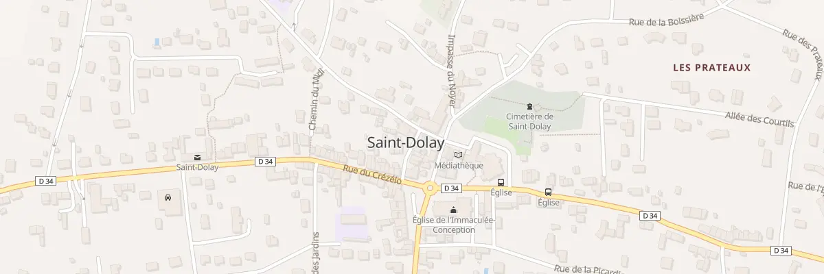 Plan du 8 Rue Jeanne d’Arc à Saint-Dolay