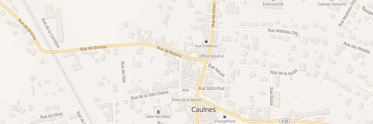 Plan du 3 Rue de Broons à Caulnes