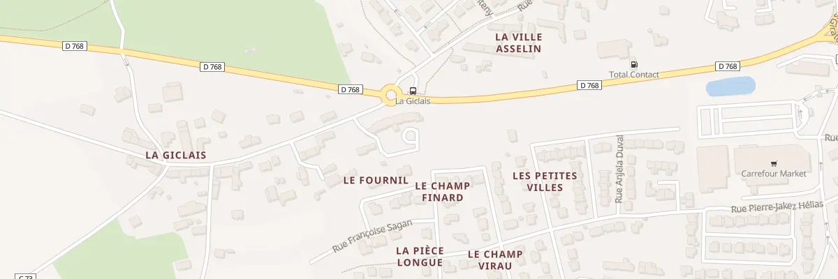 Plan du 1 De la Giclais à Beaussais-sur-Mer