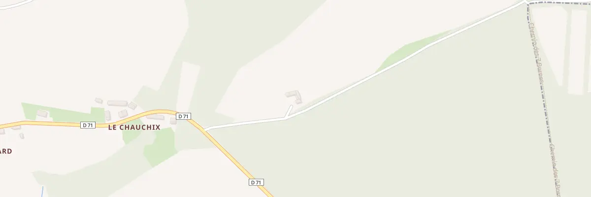 Plan du 5118 Les Bandes à Trébédan
