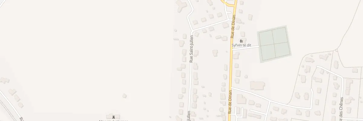 Plan du 29 Rue Saint-julien à Caulnes