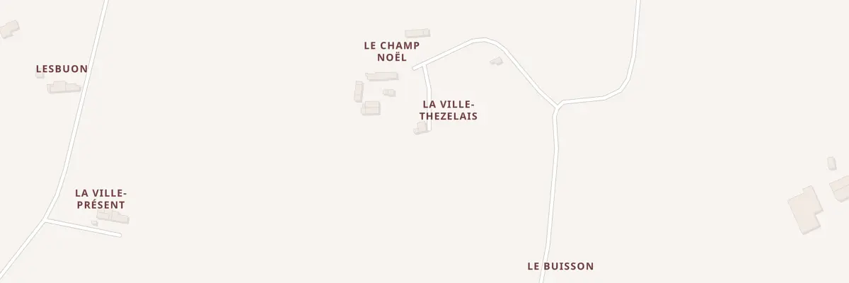 Plan du 5307 La Ville Boursier à Quédillac
