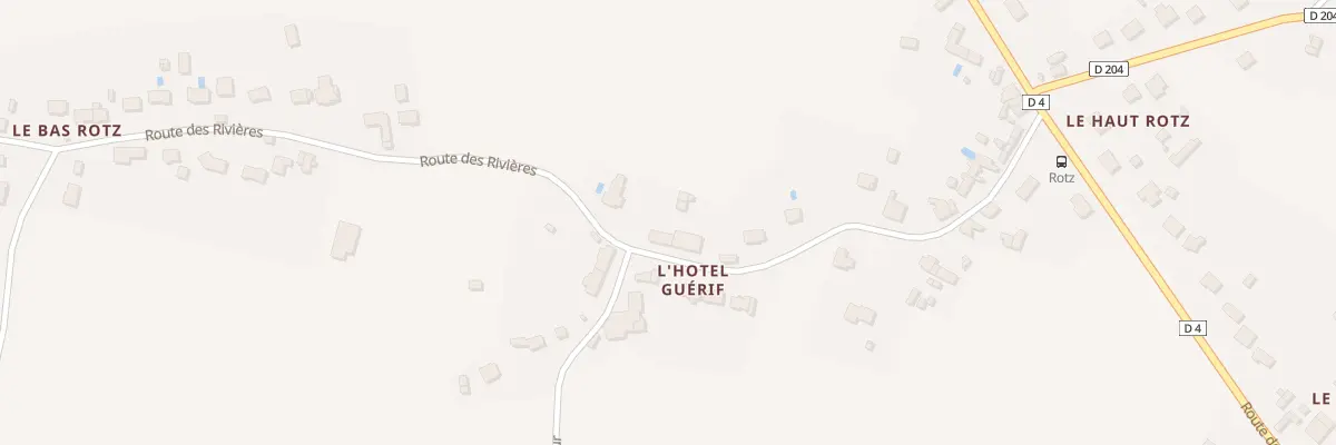 Plan du 28 Rte des Rivieres -Hotel Guerif à Crossac