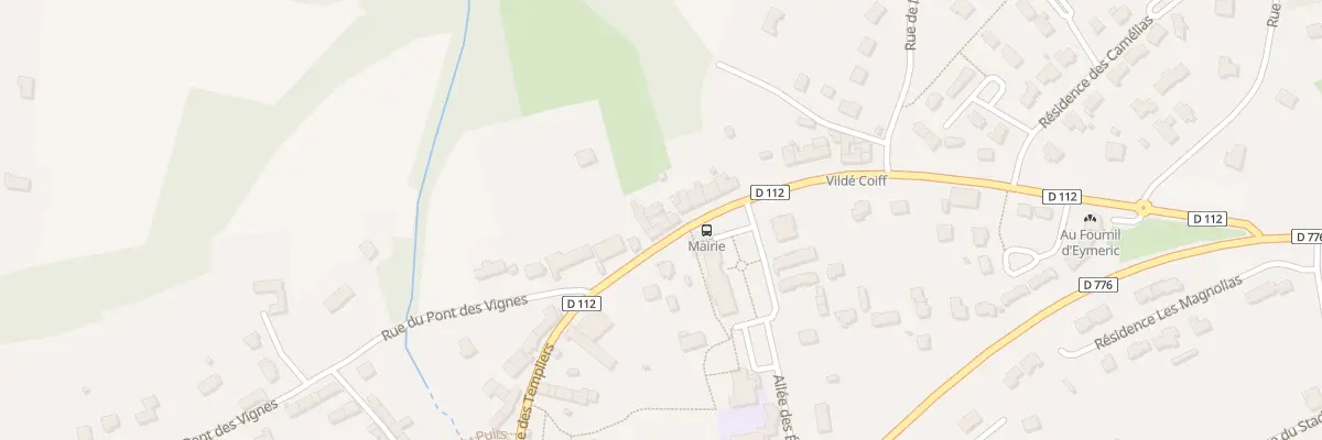Plan du 25 Rue des Templiers à Vildé-Guingalan