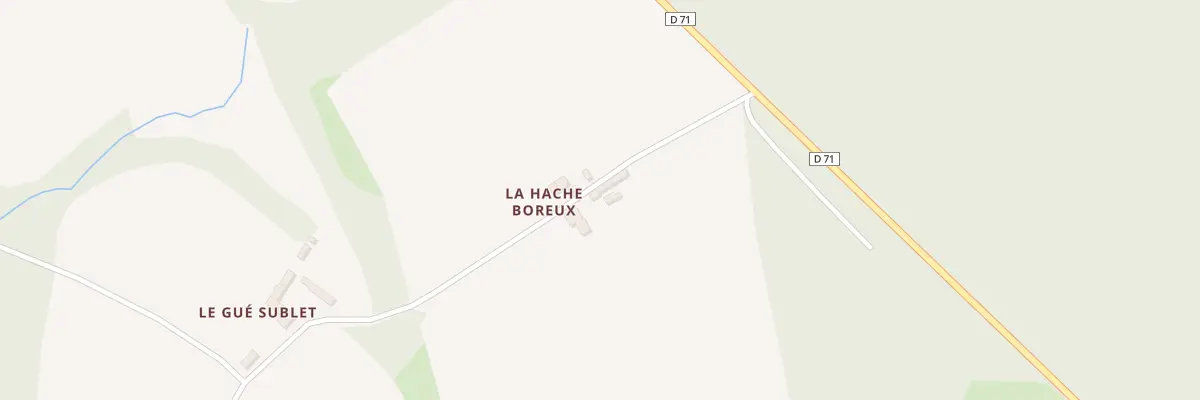Plan du 5110 La Haiche Boreux à Trébédan
