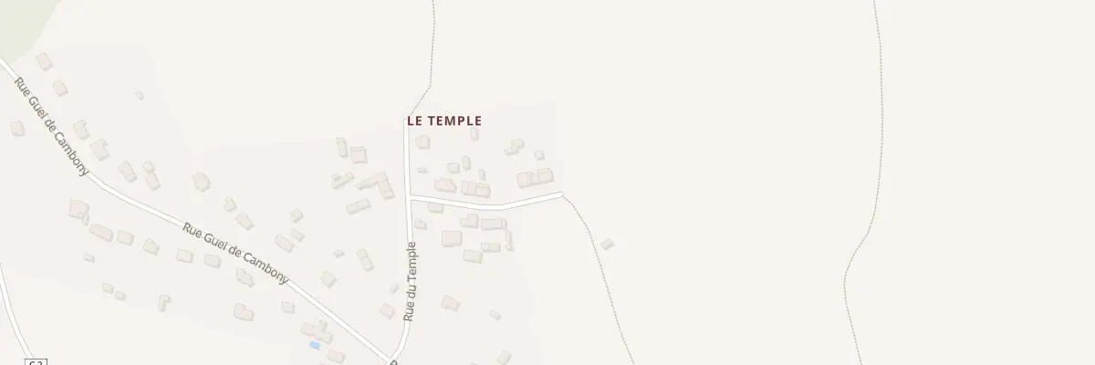 Plan du 26 Rue du Temple à Saint-Dolay