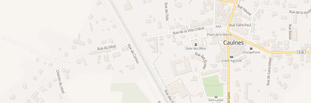 Plan du 12 Imp de la Ville-chérel à Caulnes
