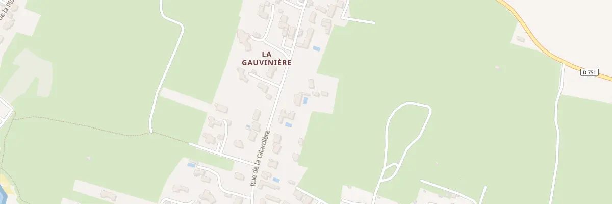 Plan du 5 Rue de la Gilardière à Pornic