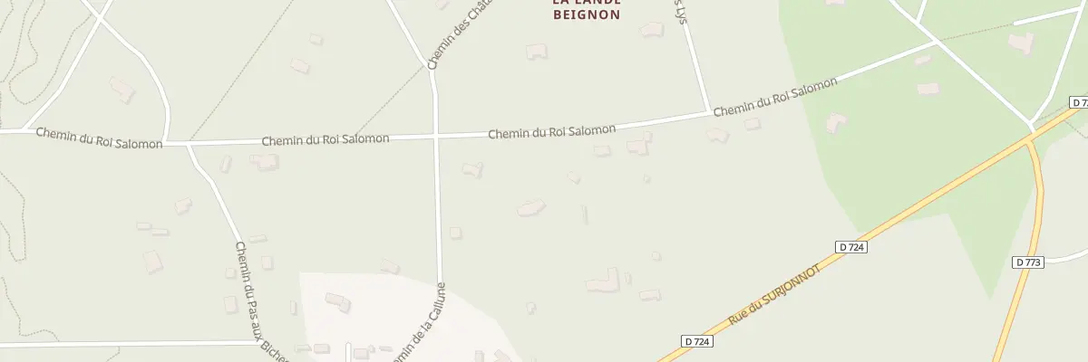 Plan du 11 Che du Roi Salomon à Beignon