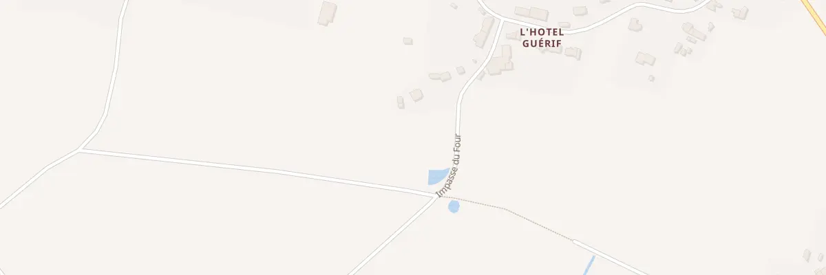 Plan du 10 Imp du Four - l’Hotel Guerif à Crossac