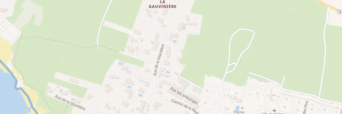 Plan du 17 Rue de la Gilardière à Pornic