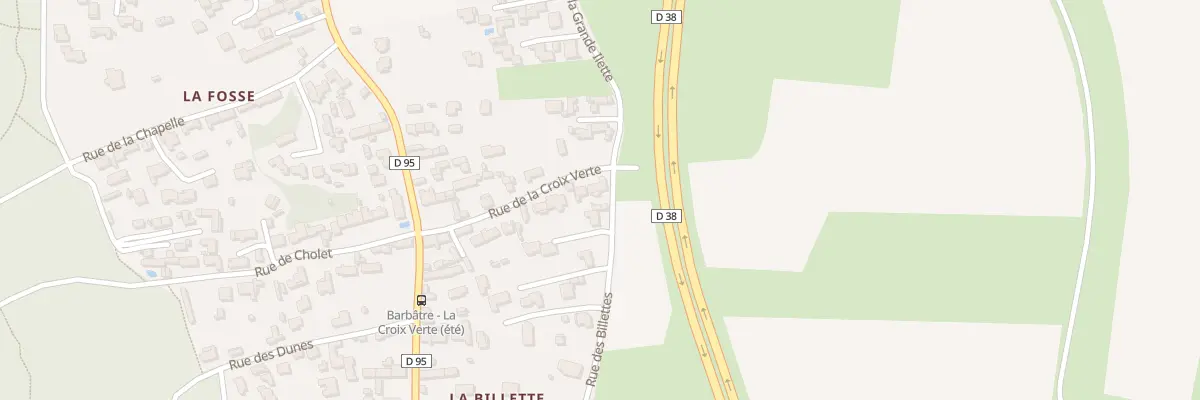 Plan du 26 Rue de la Croix verte à Barbâtre