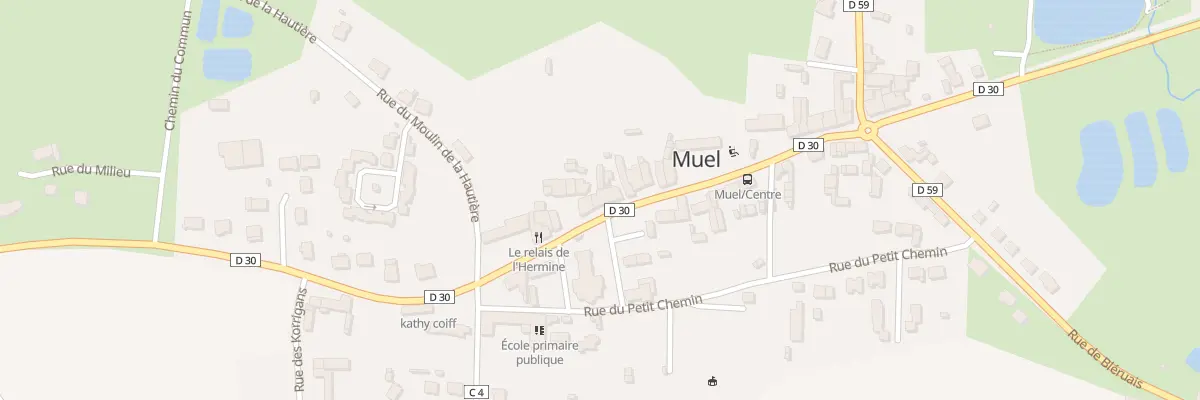 Plan du 25 Rue de Brocéliande à Muel