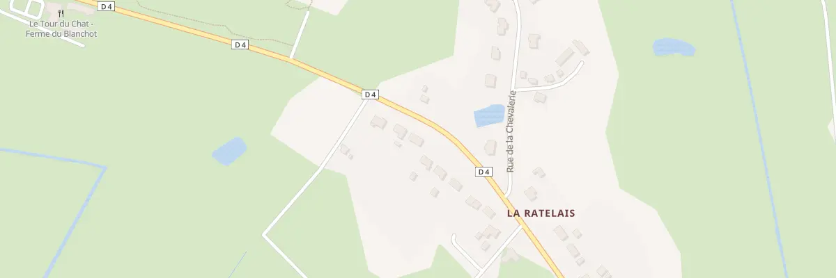 Plan du 6 Rte de Donges - la Ratelais à Crossac