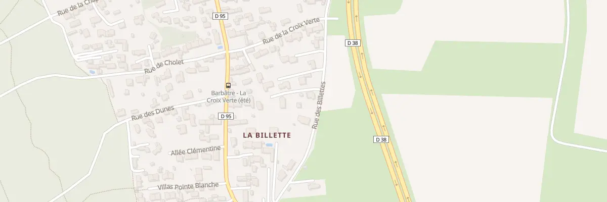 Plan du 26 Rue des Billettes à Barbâtre