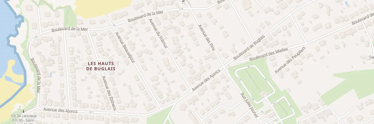 Plan du 10 Av du Frémur à Lancieux