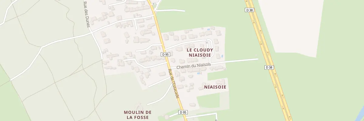Plan du 3 Che du Niaisois à Barbâtre