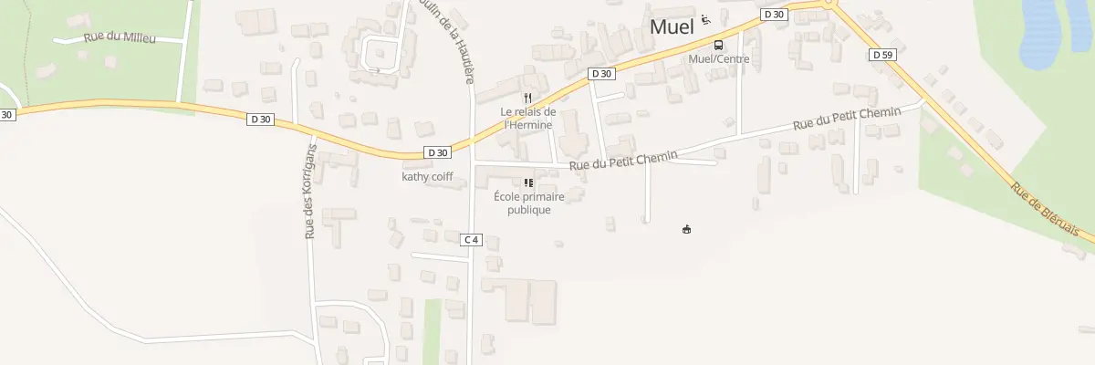 Plan du 18 Rue du Petit Chemin à Muel