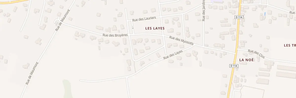 Plan du 8 Rue des Rosiers à Saint-Dolay