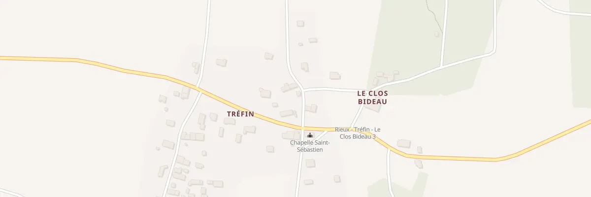 Plan du 5580A Chapelle de Tréfin à Rieux