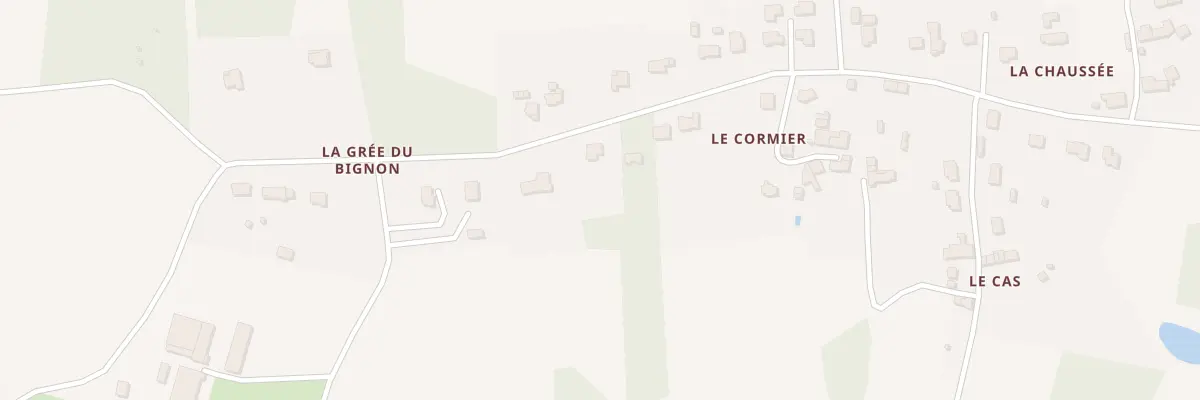 Plan du 41 Le Cormier à Saint-Vincent-sur-Oust