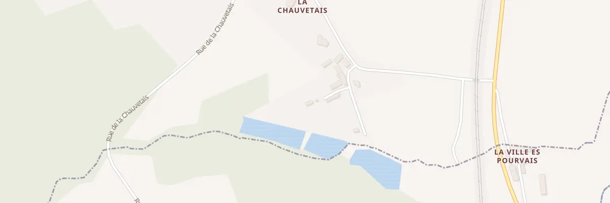 Plan du 50 Rue de la Chauvetais à Caulnes