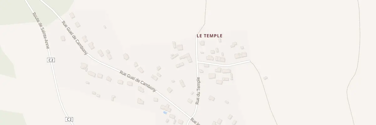 Plan du 10 Rue du Temple à Saint-Dolay