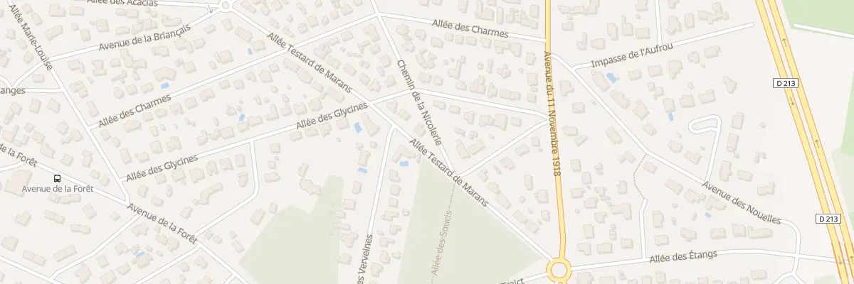 Plan du 14 All Testard de Marans à Saint-Brevin-les-Pins