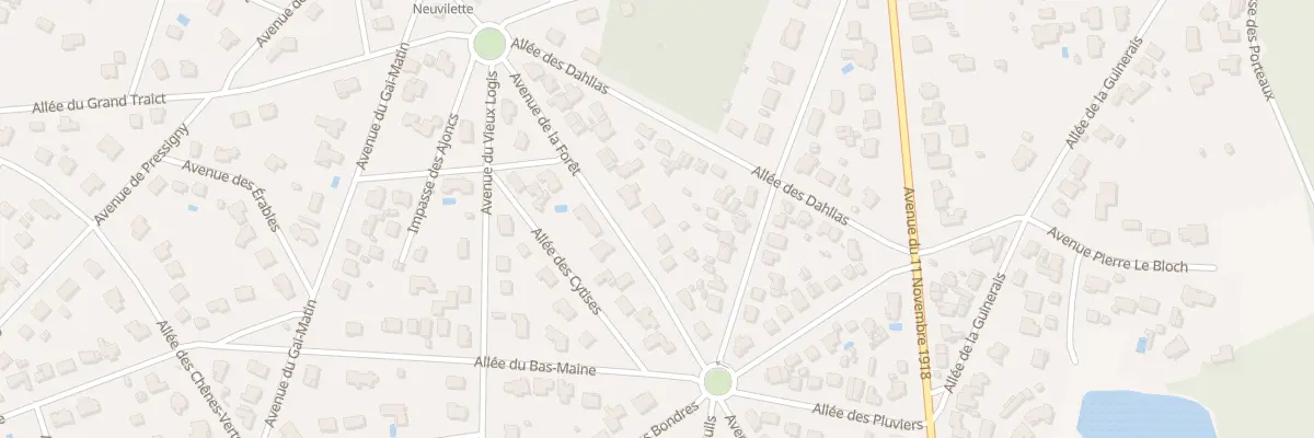 Plan du 81 Av de la Forêt à Saint-Brevin-les-Pins