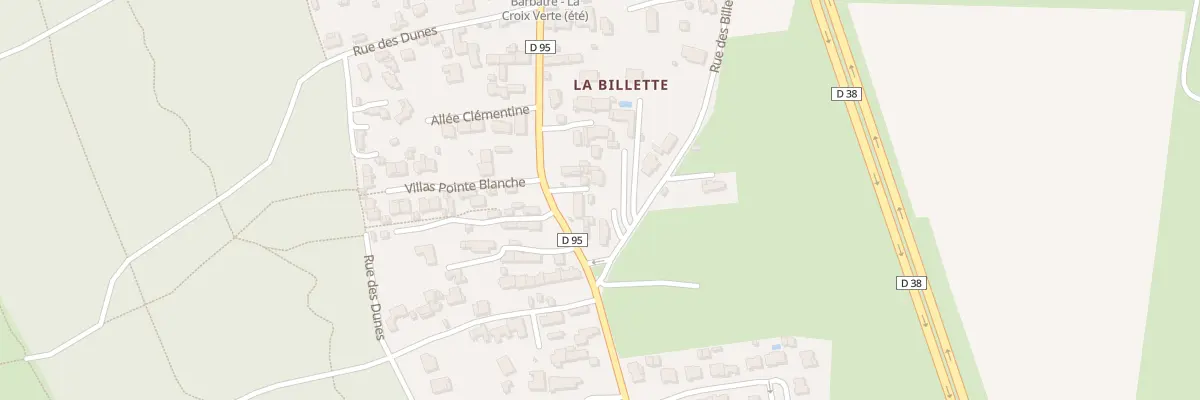 Plan du 36B Rue des Billettes à Barbâtre