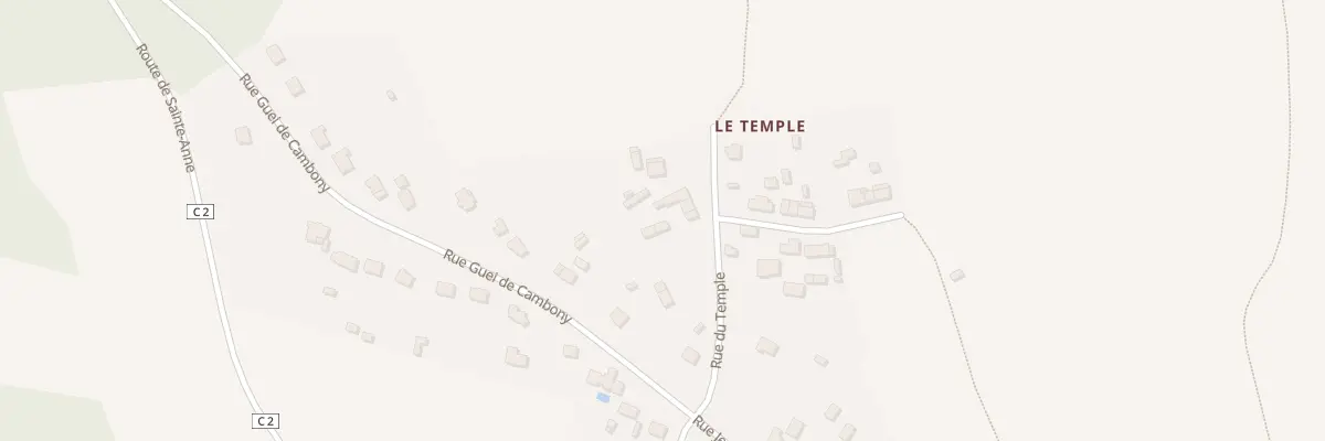 Plan du 12 Rue du Temple à Saint-Dolay