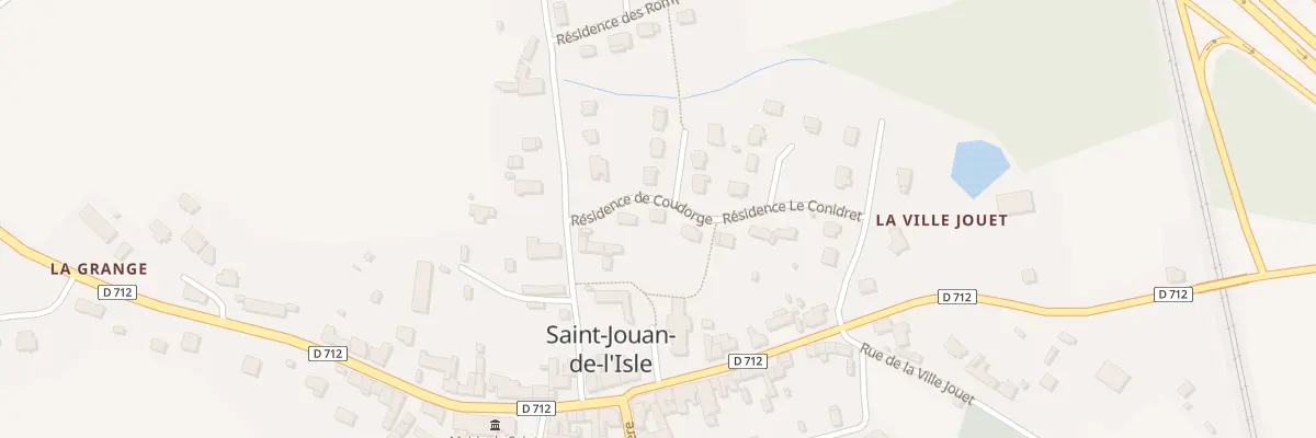 Plan du 4 Res de Coudorge à Saint-Jouan-de-l’Isle