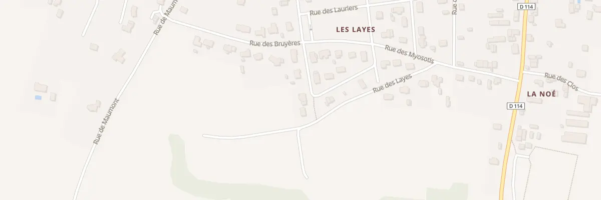 Plan du 5 Rue des Rosiers à Saint-Dolay