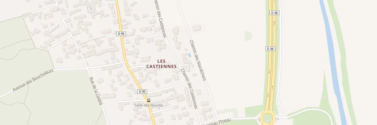 Plan du 53 Che des Castiennes à Barbâtre