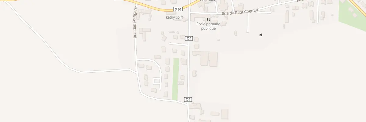 Plan du 2 Rue de Trekoët à Muel