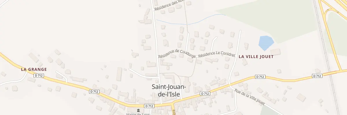 Plan du 3 Res de Coudorge à Saint-Jouan-de-l’Isle