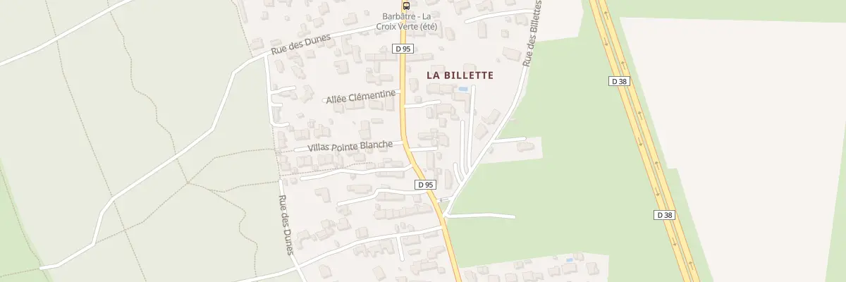 Plan du 119 Rue de l’Estacade à Barbâtre
