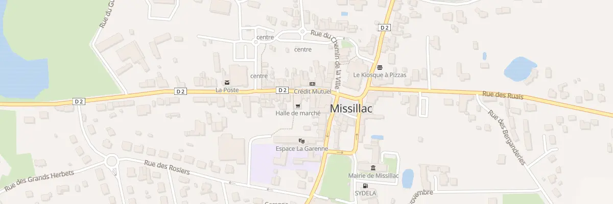 Plan du 8 Rue du Château à Missillac