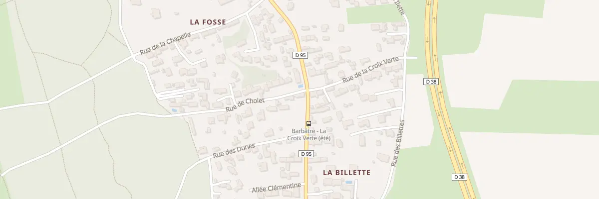 Plan du 106 Rue de l’Estacade à Barbâtre