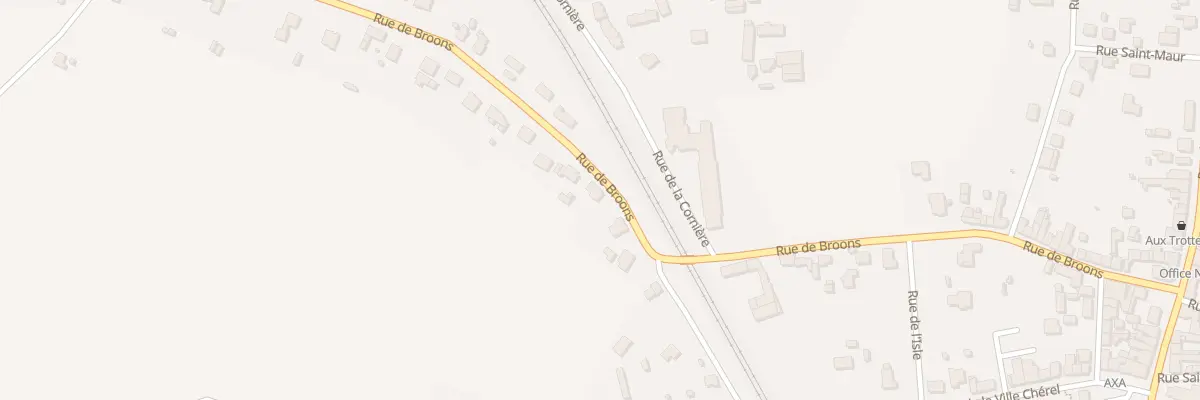 Plan du 41 Rue de Broons à Caulnes