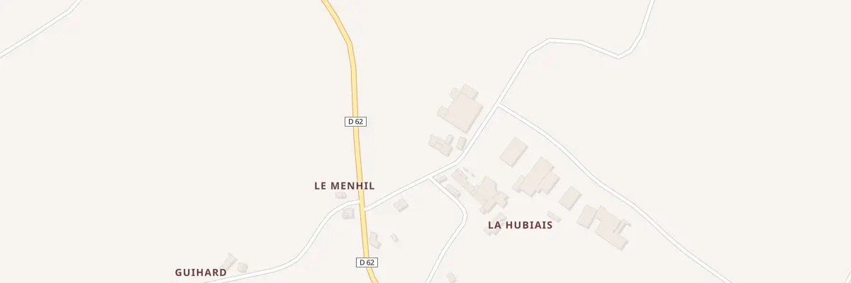 Plan du 26 Le Menhil à Caulnes