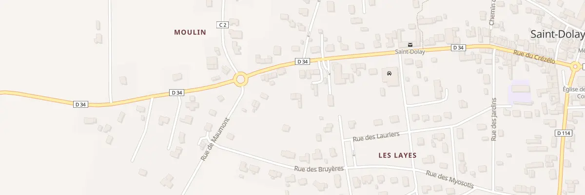 Plan du 20 Rue du Moulin de la Haie à Saint-Dolay